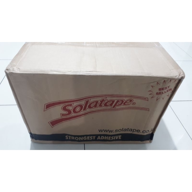 

[KHUSUS INSTAN] LAKBAN BENING 100 YARD MEREK SOLATAPE 1 DUS ISI 72 ROLL KUALITAS BAGUS | LAKBAN MURAH | SELOTIP | PLESTER