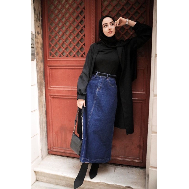 TheGirlHouse - HIGHWAIST ROK JEANS NAAYLA