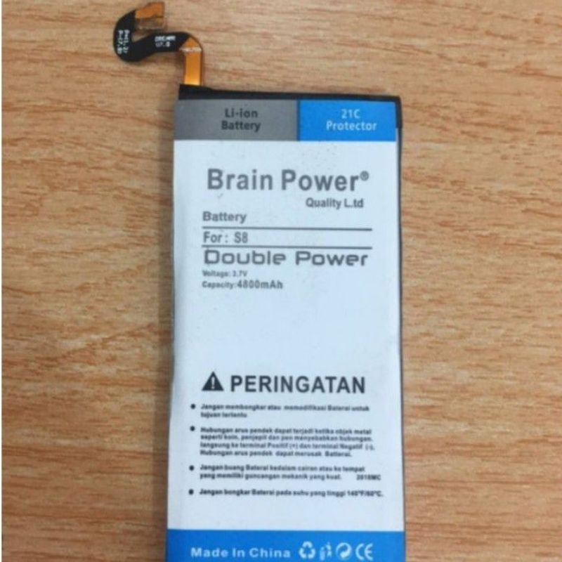 BATERAI SAMSUNG S8 / G950 / G 950 BRAIN POWER