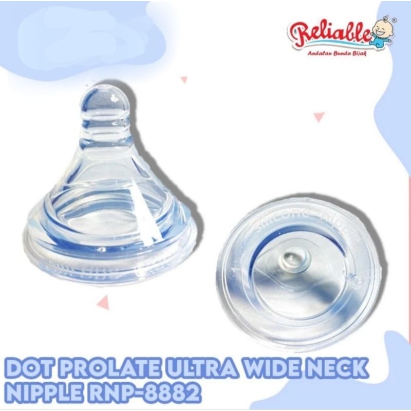 Reliable Dot Prolate Ultra Wide Neck Nipple