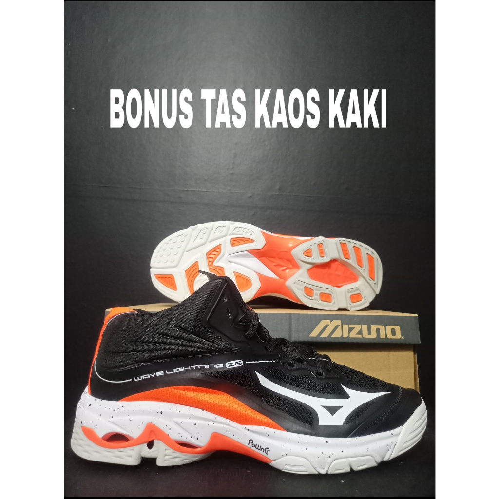 Sepatu Volly Mizuno Wave Lighting Z6 Mid /Mizuno wlz 6 Japan Murah /Sepatu Voli Mizuno Sepatu Olahra