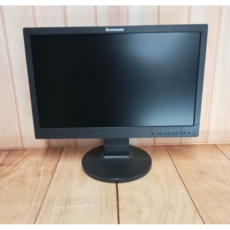 MONITOR LENOVO 19 INCH LENGKAP KABEL GARANSI