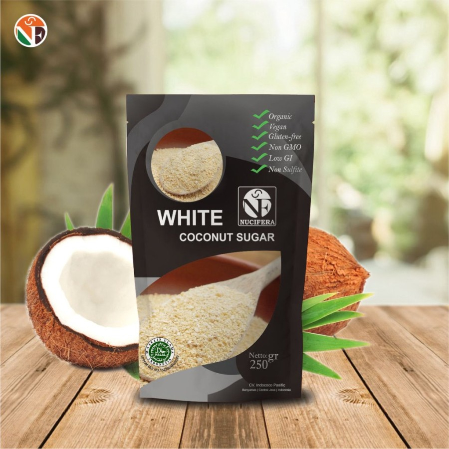 

NUCIFERA WHITE COCONUT SUGAR | GULA KELAPA NATURAL