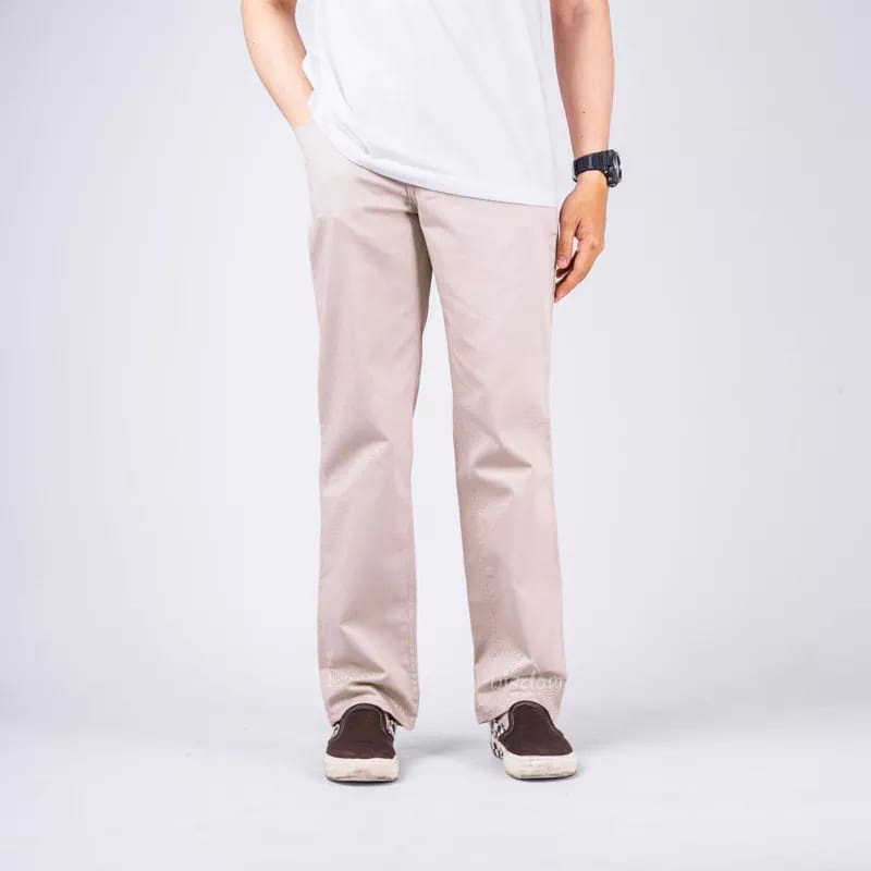 CELANA CHINO REGULER STANDAR PRIA NON STRETCH | CASUAL BAGGY LOOSE FIT