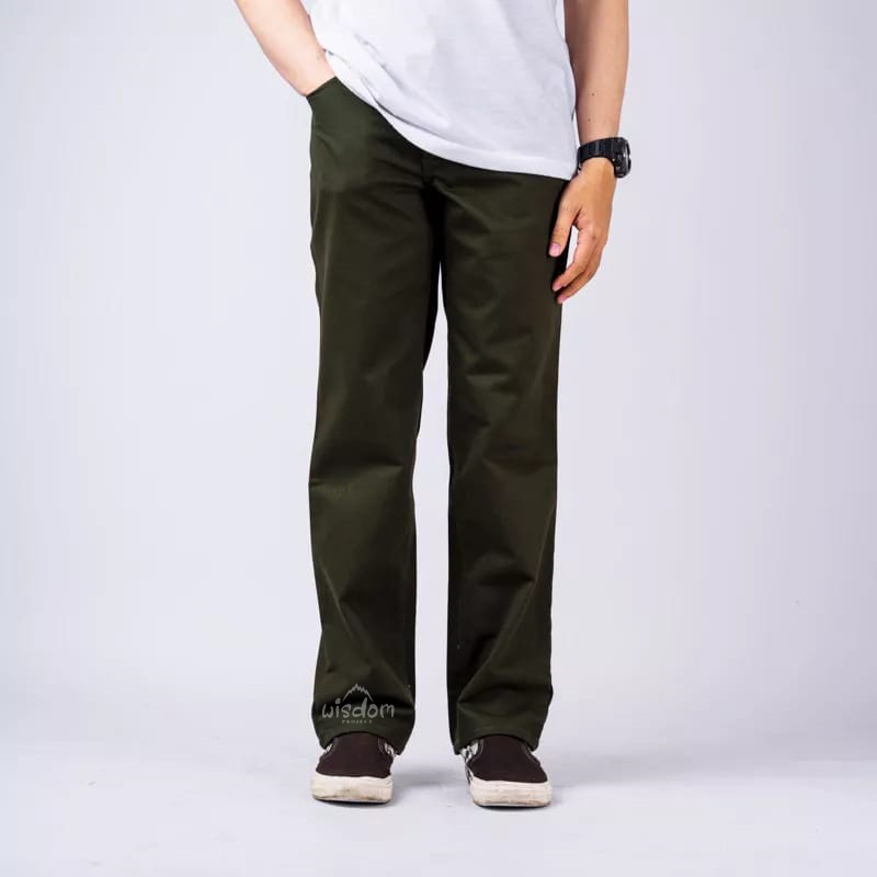 CELANA CHINO REGULER STANDAR PRIA NON STRETCH | CASUAL BAGGY LOOSE FIT