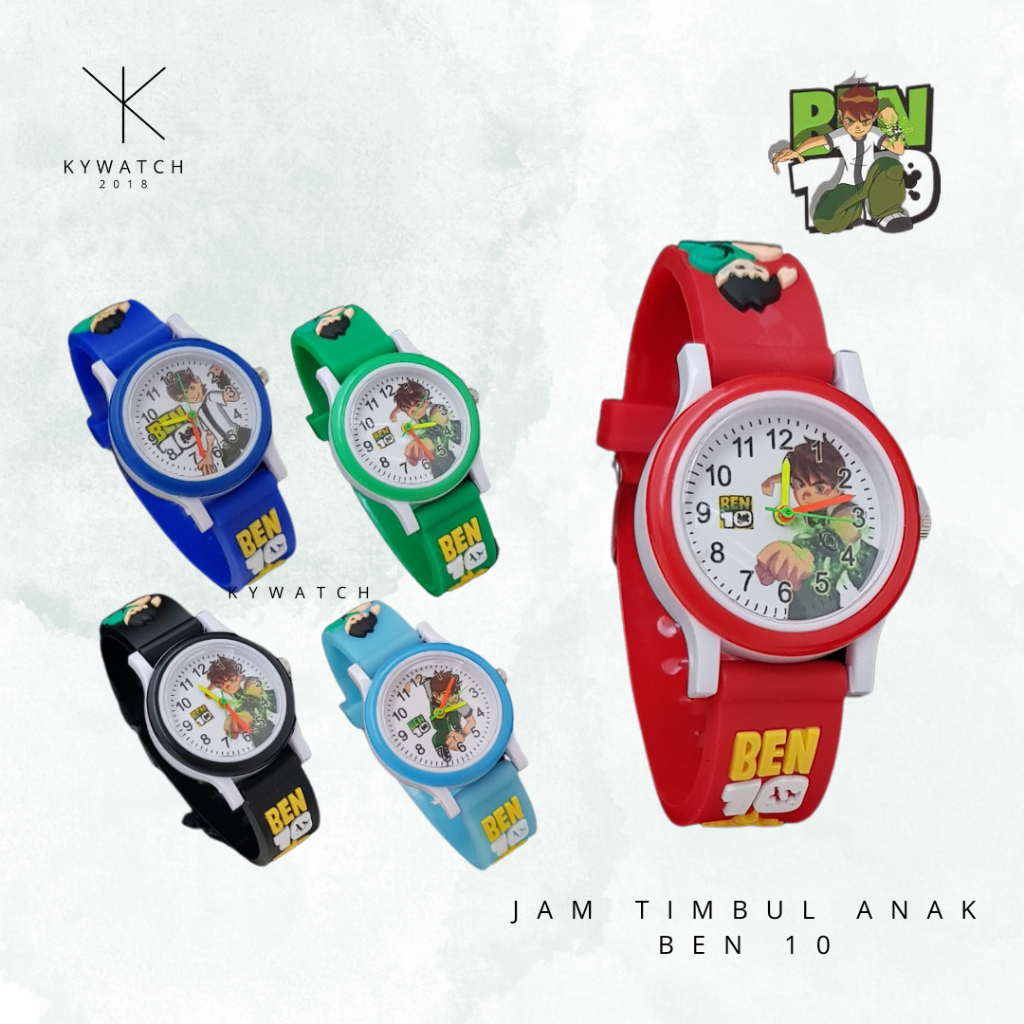 Jam tangan anak ben10 jam tangan anak timbul ben10 jam tangan anak cowok
