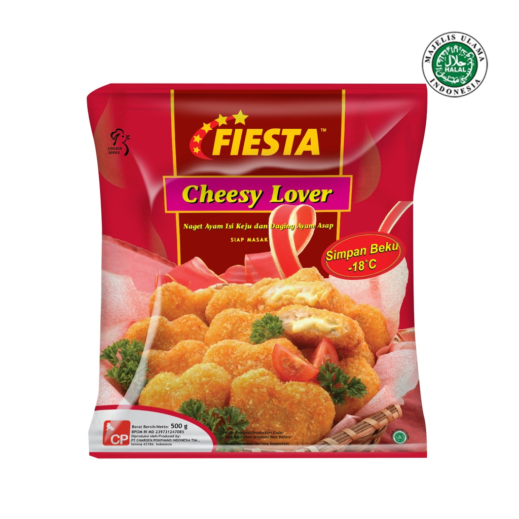 

FIESTA NUGGET CHEESY LOVER 500GR