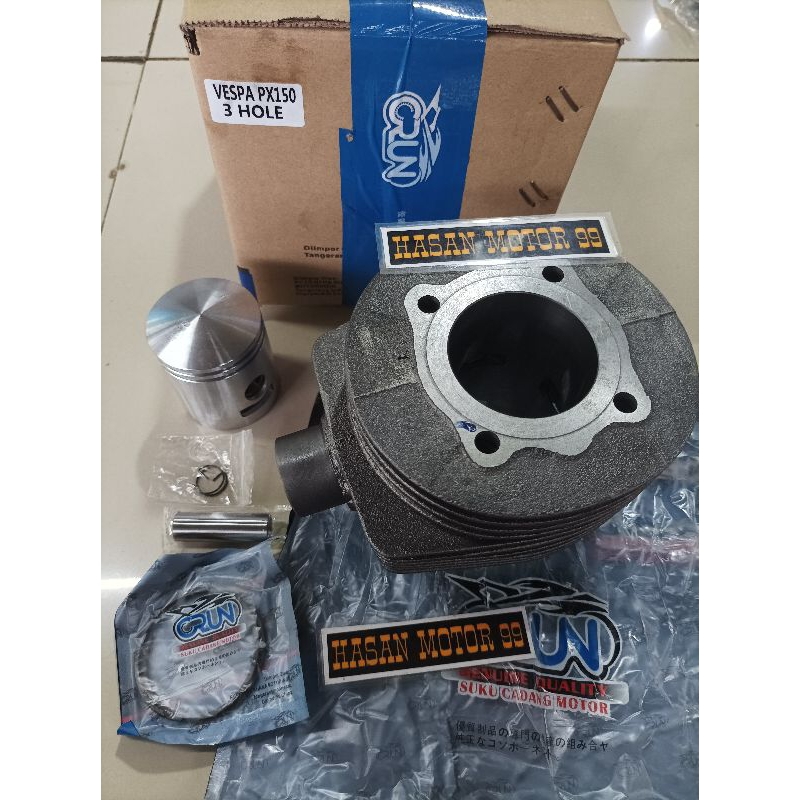 Blok Seher Komplit Vespa PX150 Excel 3Holes Crun
