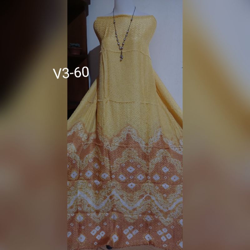 Kain jumputan  bahan Viscose 3 m khas Palembang