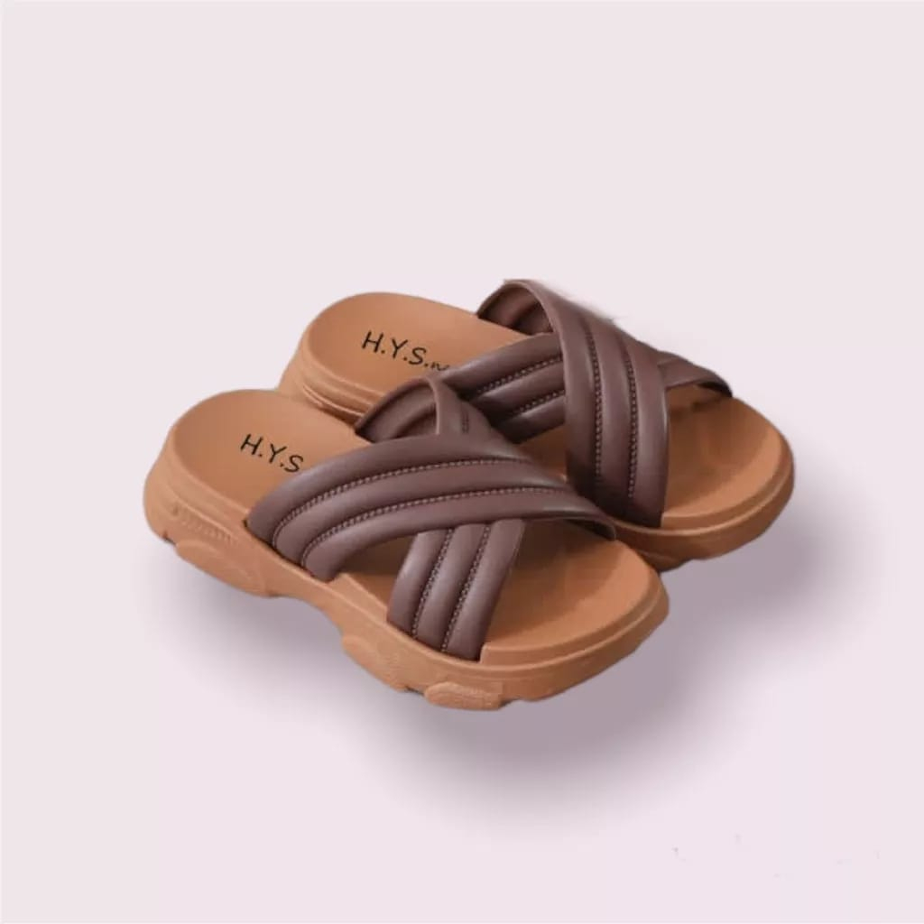 Sandal Wedgws Wanita Korean Style Platform Terbaru 2023