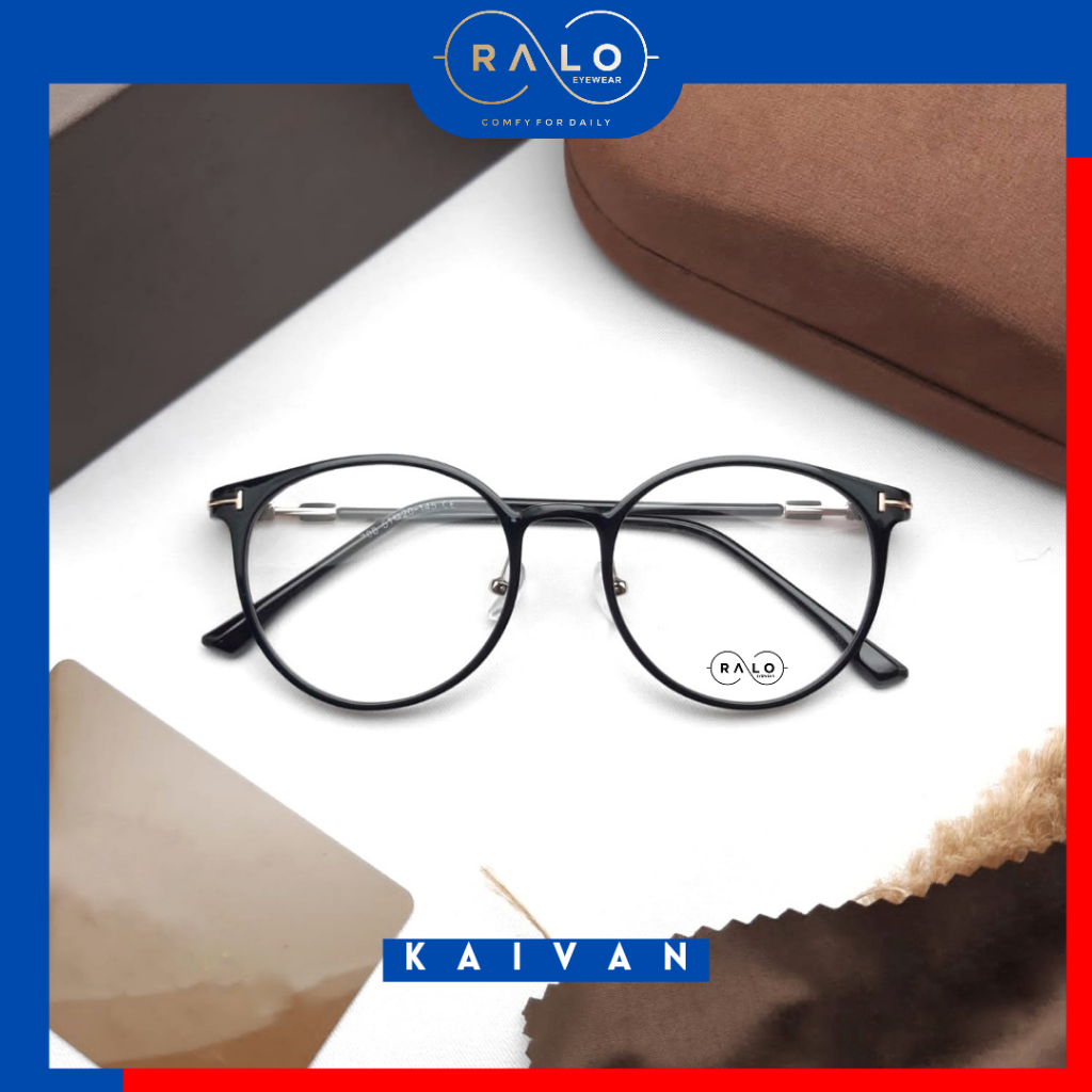 Kacamata KAIVAN Frame Bulat Pria Wanita 708