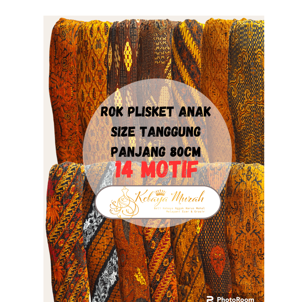 ROK PLISKET ANAK TANGGUNG PANJANG 80-82 CM