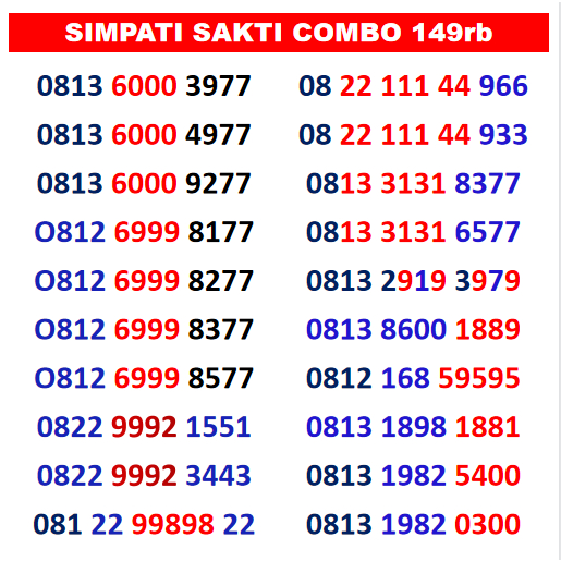 simpati 4G unik seri double naik 1234 8910