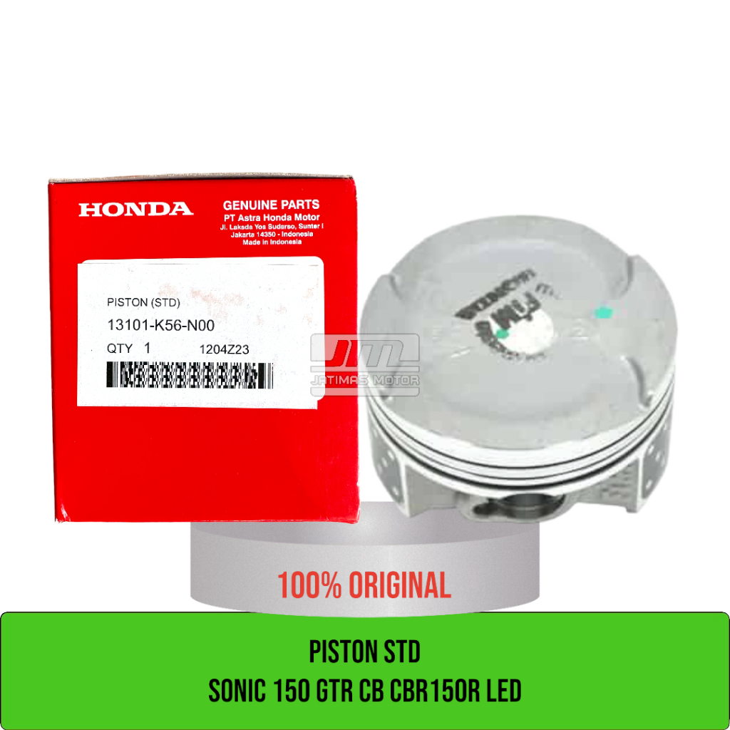 Piston STD sonic 150 supra gtr cb cbr 150 r led cbx 150 13101-K56-N00 13011-K56-N00 13111-K56-N00