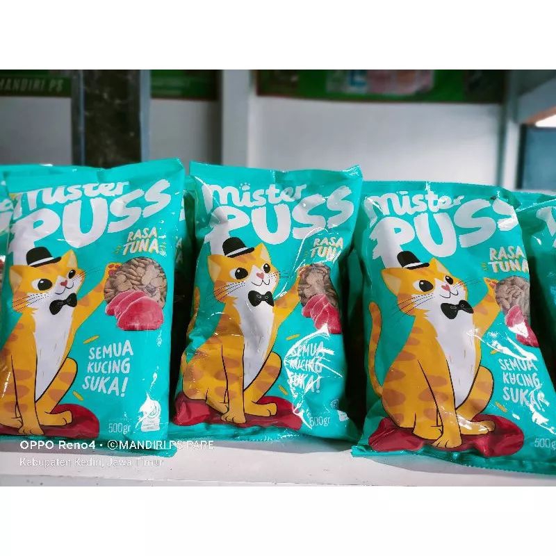 MISTER PUSS DRY FOOD MAKANAN KUCING FRESHPACK 500 GRAM