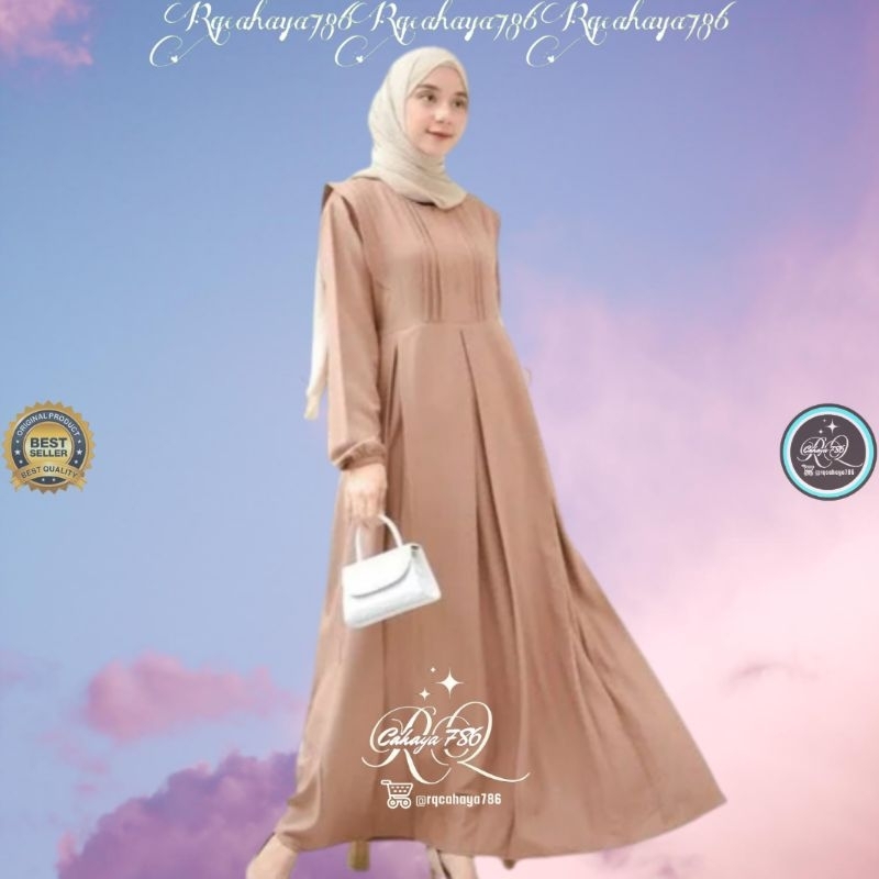 Gamis Remaja Perempuan Terbaru THANISA DRESS BUSUI Gamis Trendy Terlaris Elegan Pesta Acara Mewah