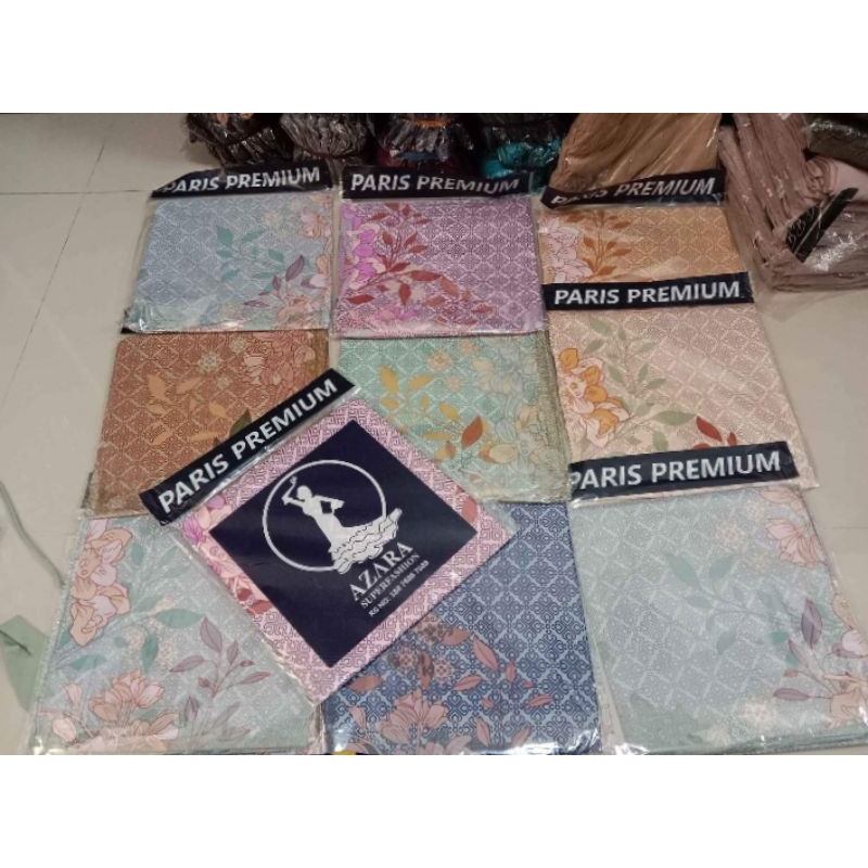 Paket Usaha  10 pcs Hijab Segi Empat Motif Azara / Voal Japan / Oleh Oleh Umroh Haji Hajatan