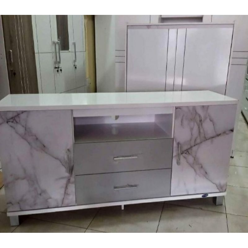 cR marble( credenza CR 140 ) by mebel sumber harapan Banjarmasin, buffet serbaguna