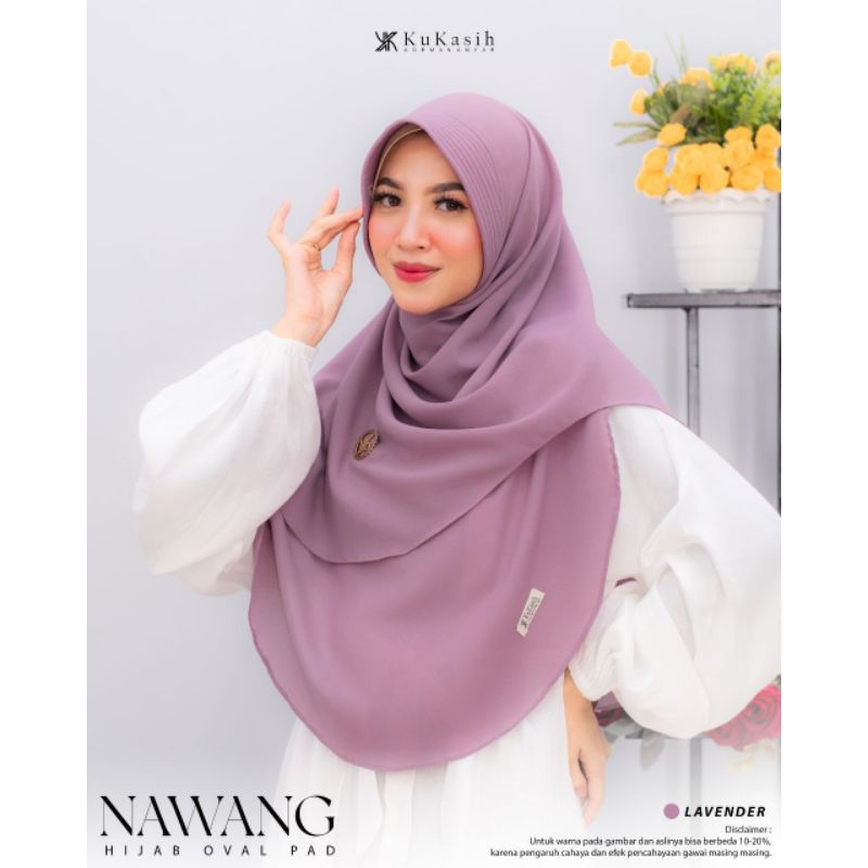 Nawang hijab oval pad by kukasih