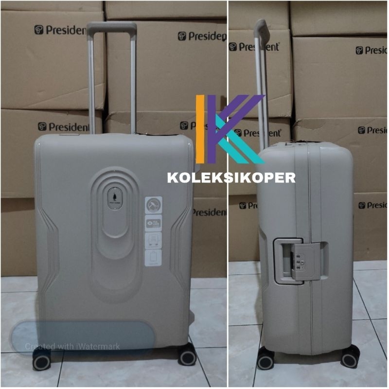Koper Polo Classic PP1698 Box Non Zipper ukuran Bagasi 24 inch