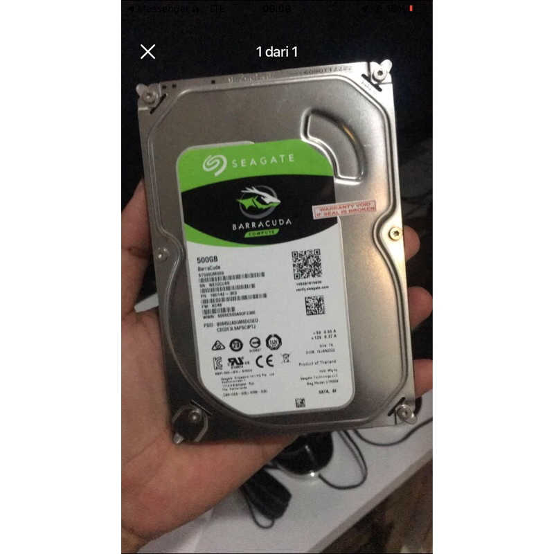 hardisk sata pc 500gb seagate