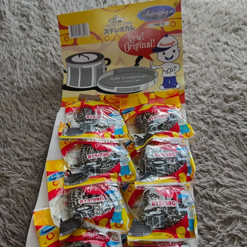 Gosok panci~Gosok piring~Pembersih panci T.30 (12 pcs)