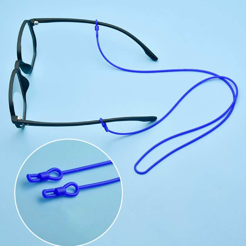 Tali Strap [ Biru Tua ] Earhook Kacamata Pria dan Wanita - Penahan Anti Jatuh - Rubber TL8239