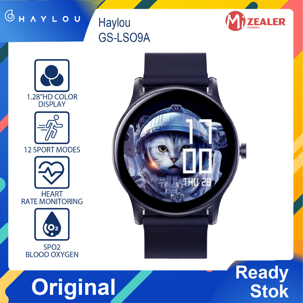 Haylou GS LS09A Smartwatch SpO2 IP68 WaterProof Sport Smart Watch Full HD