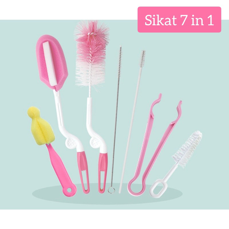 Sikat Botol / Sikat dot ibu anak (Besar Kecil)