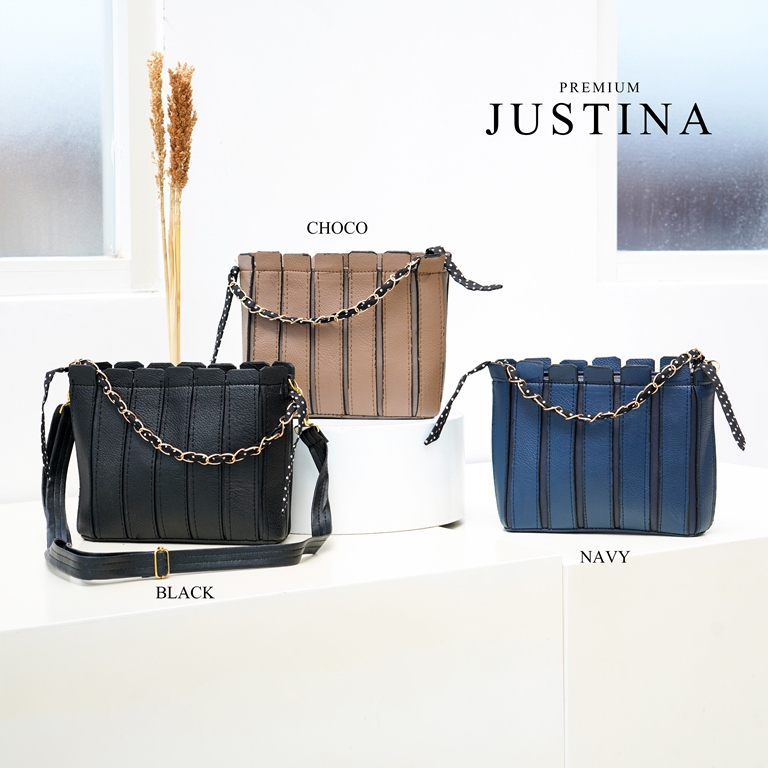 Tas Premium Justina/Tas wanita - tote bag/Tas selempang