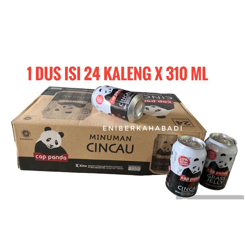 

Cincau cap Panda Kaleng 1 Dus isi 24 Kaleng x 310 ml (Mei 2026)