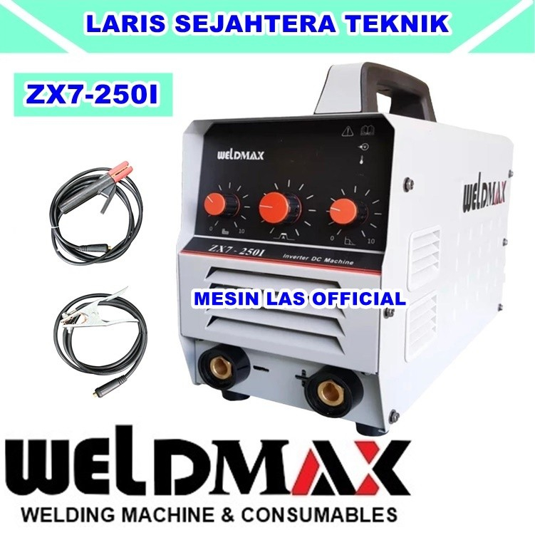 Mesin Las ZX7 250 I Weldmax Trafo Las Listrik Stick MMA ZX7-250