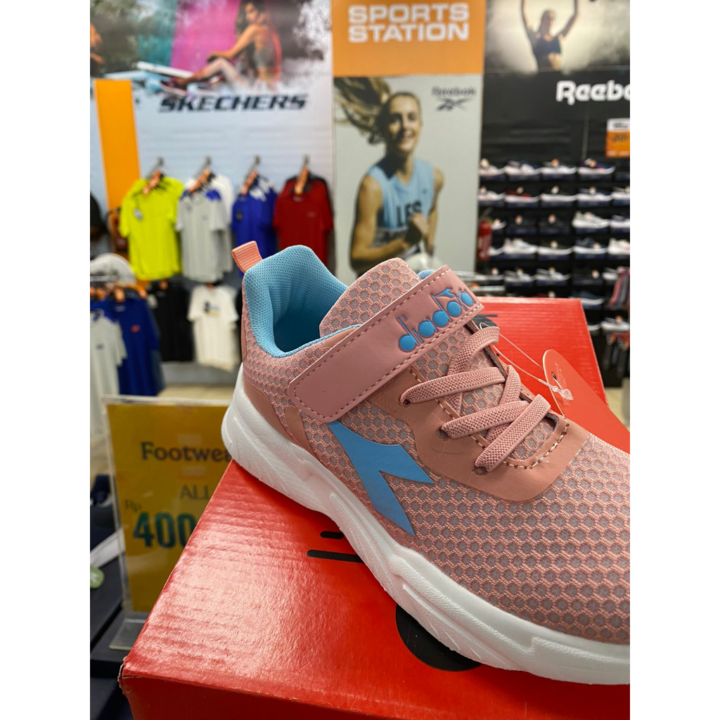 Diadora Fabi Jr Pink Kids Shoes Original