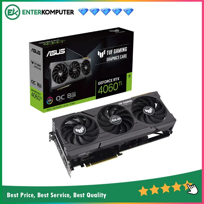 Asus GeForce RTX 4060 Ti 8GB GDDR6 - TUF Gaming OC Edition