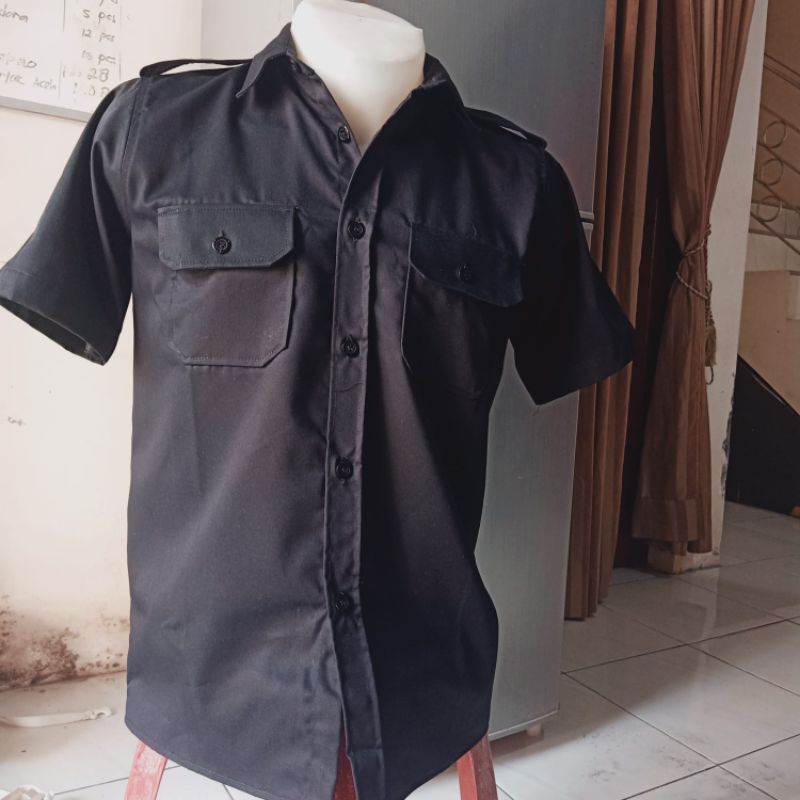kemeja PDL hitam murah