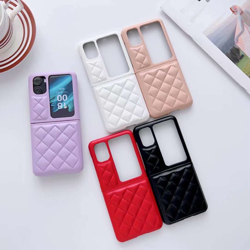 Morikacase Leather Phone Case Untuk OPPO Find N2 Flip 5G Pure Color Shockproof Cover FULL COVER