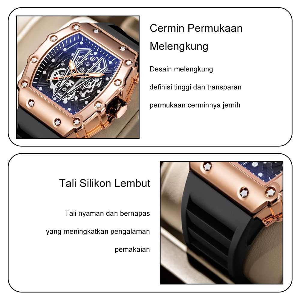 SUNLIFEX Jam Tangan Pria Original Anti Air Analog Keren Tahan Bisnis Kuarsa Asli New Arrivel Model Terbar