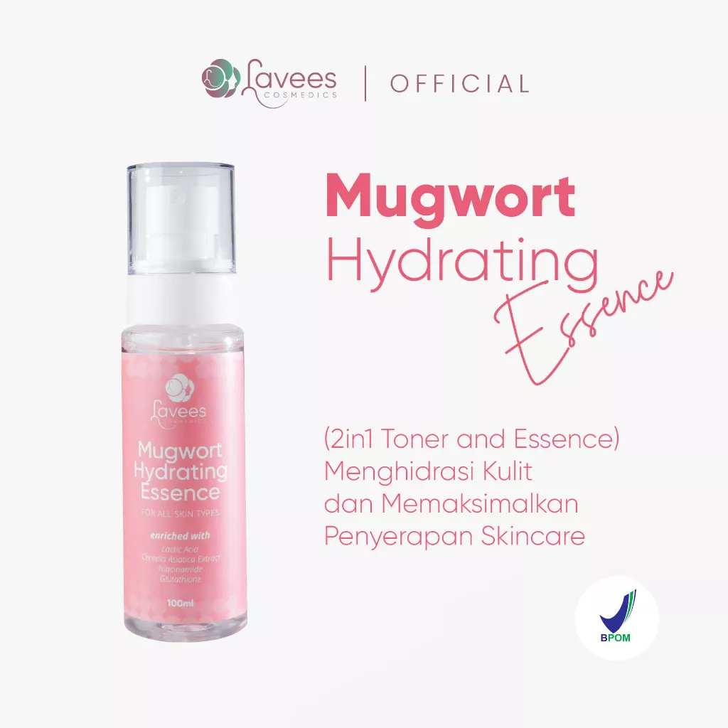 Lavees Cosmedics - Mugwort Hydrating Essence ( Toner Flek )