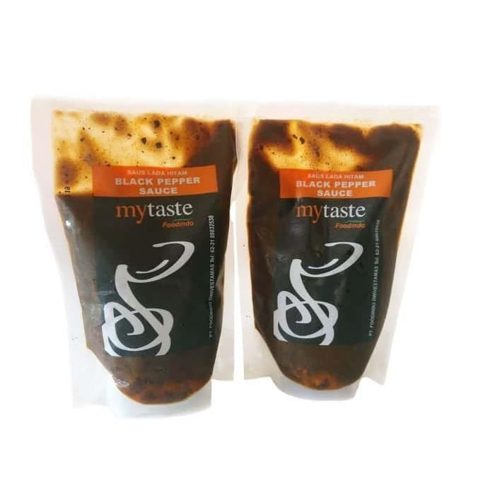 

MYTASTE BLACKPEPPER SAUCE 500GR POUCH, ENAK UNTUK ISIAN & COCOLAN