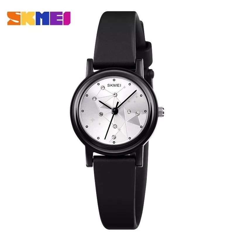 Jam Tangan skmei kecil 1659 original tap Silicone anti air bergaransi