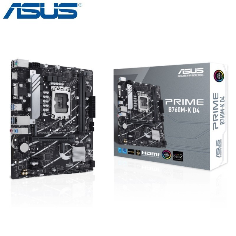 Motherboard Intel Asus PRIME B760M K DDR4 LGA 1700