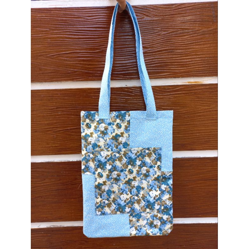 tas kain (totebag) kain katun flower 2