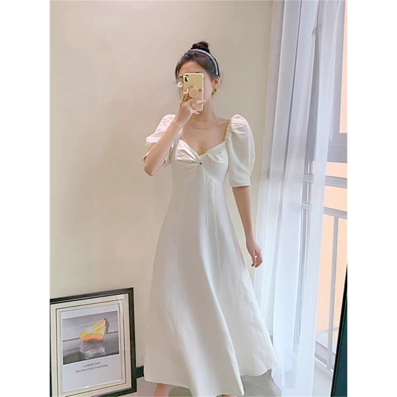 White Dress Sexy Elegan M503