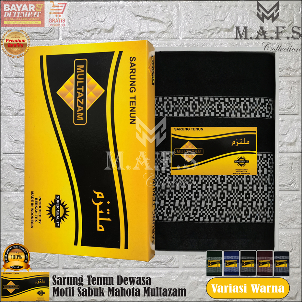 SARUNG DEWASA SARUNG TENUN MOTIF SABUK SONGKET MAHOTA MULTAZAM