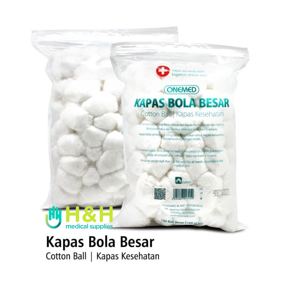 Kapas Bola Besar / Kapas Bulat Besar / Cotton Ball / Kapas Serbaguna