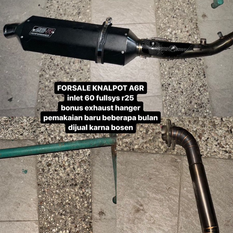 Knalpot Fullsystem A6R R25