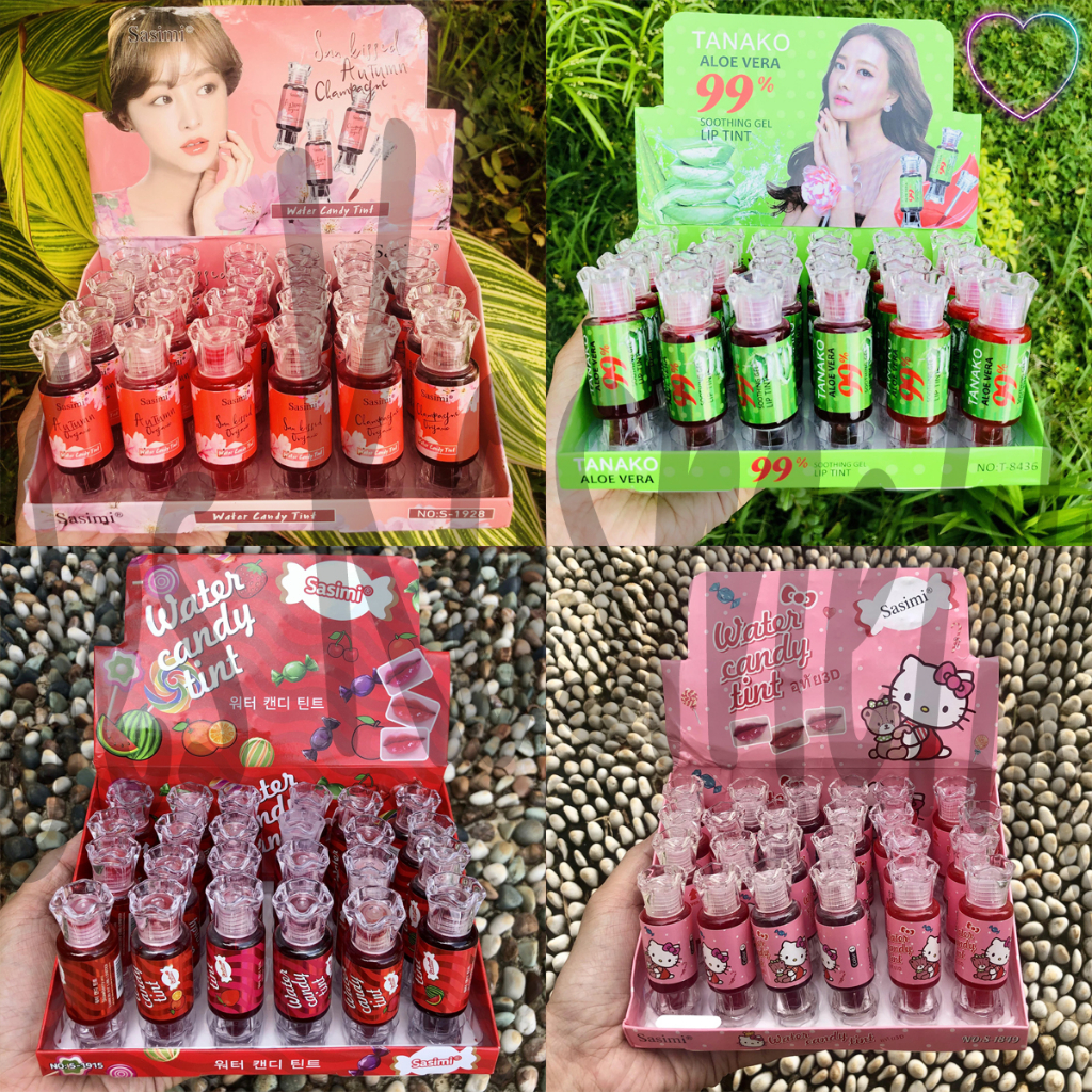 [LUSINAN] Sasimi LipTint Water Candy Lip Tint / Grosir Kosmetik