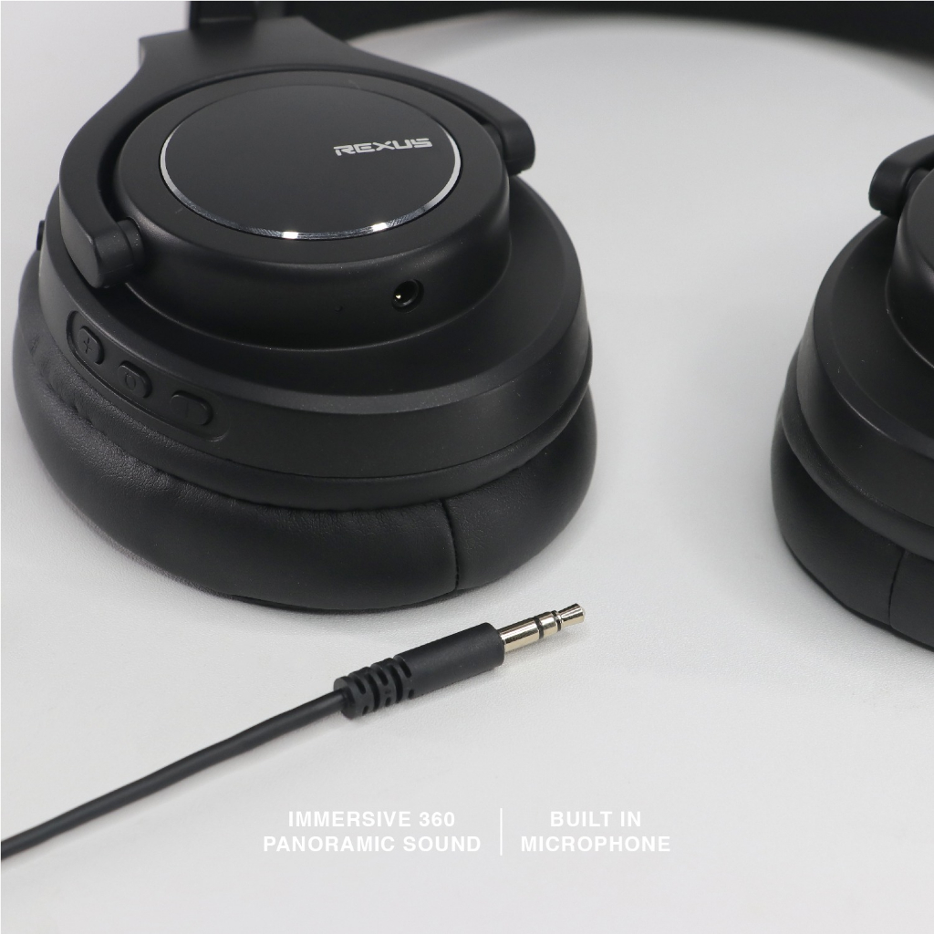Headset Gaming Rexus S8 S-8 Foldable Bluetooth Headphone