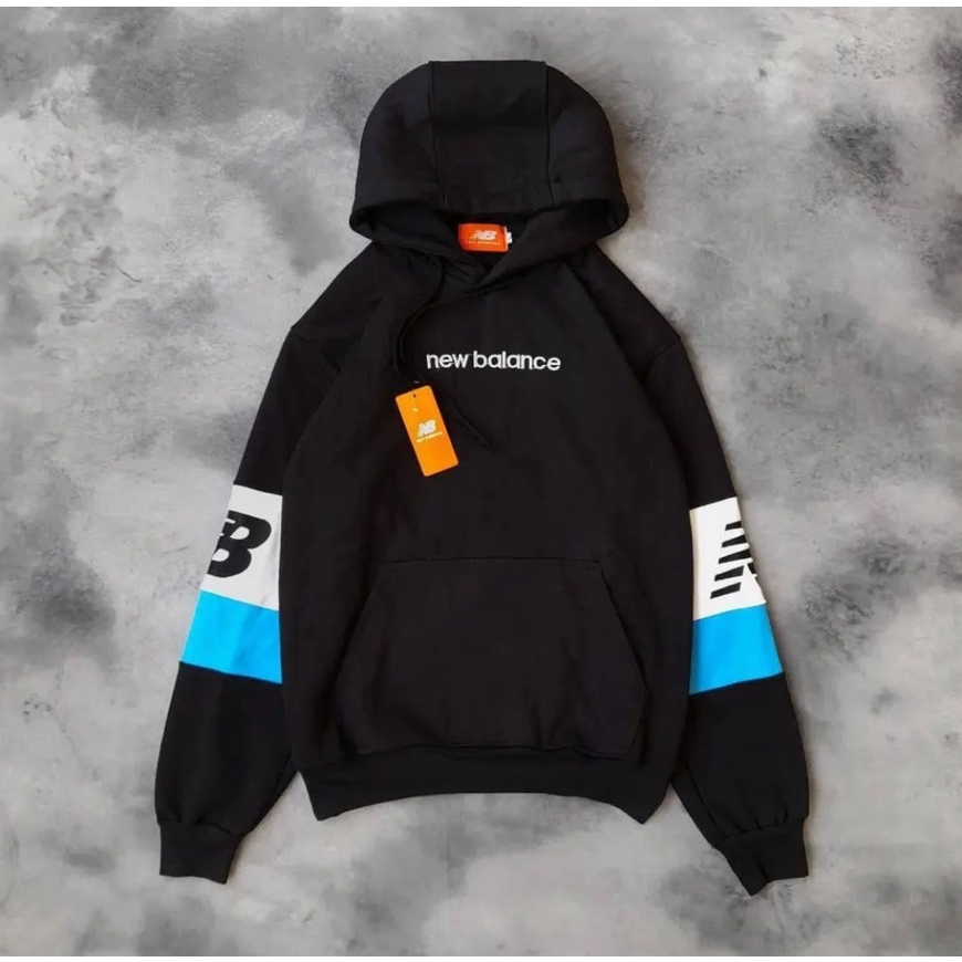 JAKET SWEATER HOODIE NB NEW BALANCE COMBIE FULLBORDIR FULLTAG &amp; LEBEL PREMIUM