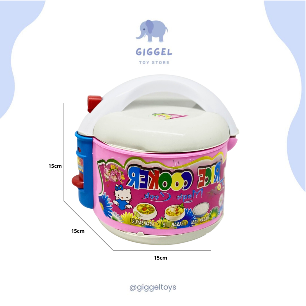 [ Giggel ] Mainan Rice Cooker Anak Murah Micako / Mainan Perlengkapan Dapur Mini Rice Cooker